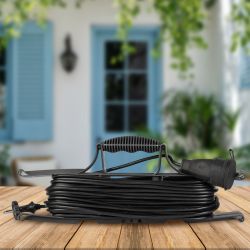 Удлинитель силовой ЭРА GREEN LINE FR-6-20m Greenline на рамке 1 розетка без заземления 20м ПВС 2x0.75мм2