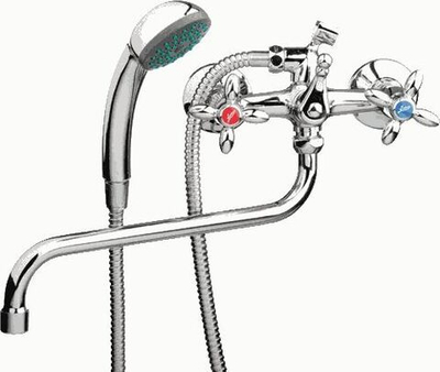 смеситель ванна LEDEME крест керамика   L2127