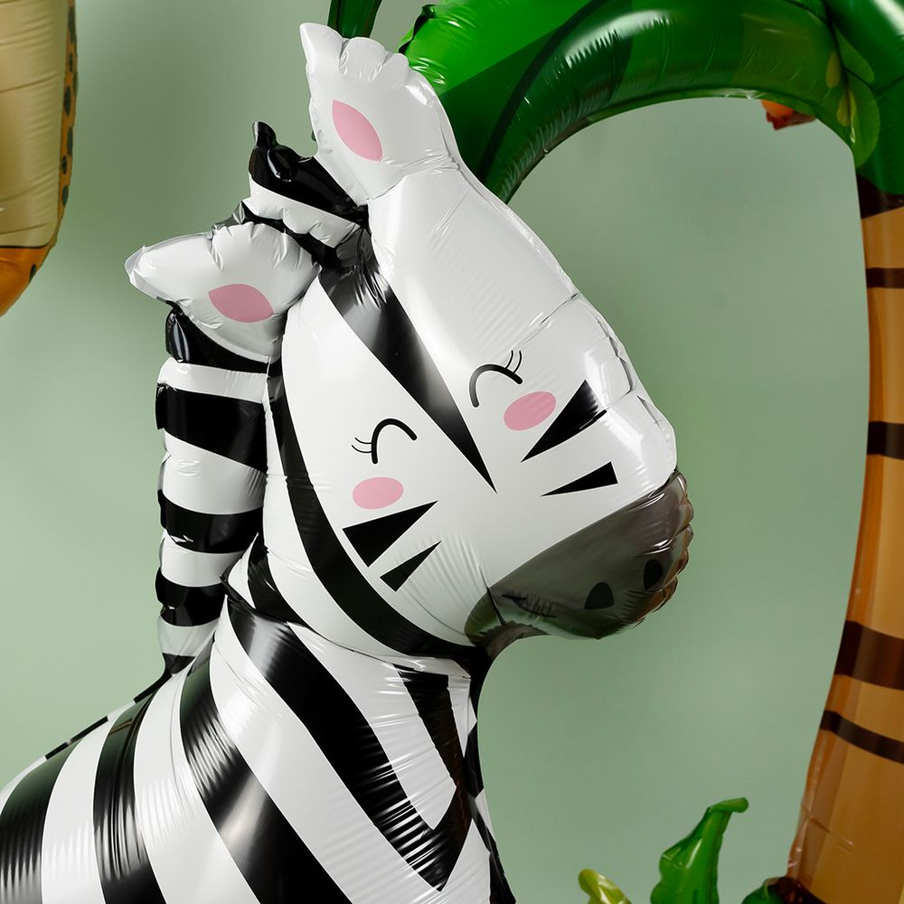 Шар (34''/86 см) Фигура, Зебра, 1 шт.