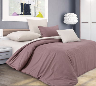 Постельное белье перкаль 1,5-спальное Шоколадный крем