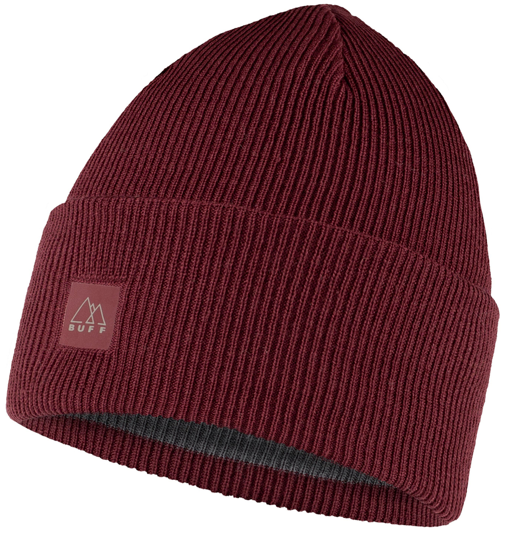 Шапка Buff Crossknit Hat Solid Mahogany (US:one size)