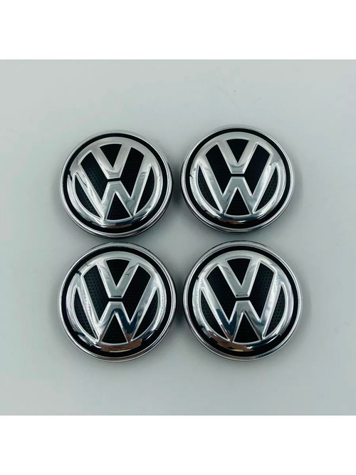 Колпачки на литые диски с эмблемой Volkswagen 56 мм 4 шт