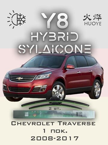 Щетки стеклоочистителя HUOYE Y8 600/525 мм на Changan CS95Plus | Push button