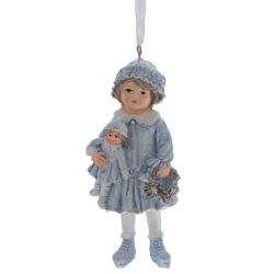 GAEM Изделие декоративное подвесное "Девочка/Мальчик", L4,5 W3,5 H11 см, 4в.