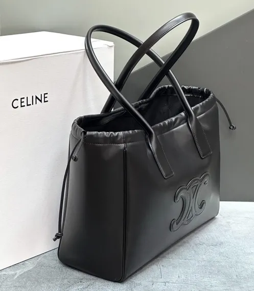Сумка CELINE Cabas Drawstring Cuir Triomphe
