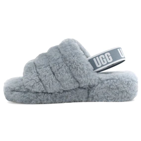 Ugg Fluff Yeah Slide 'Ash Fog'