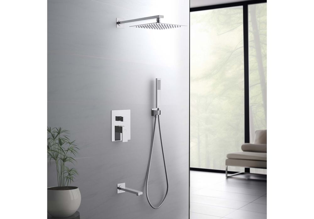 Set 4 в 1 душевой комплект AQUATEK AQ1673CR ЛИБРА