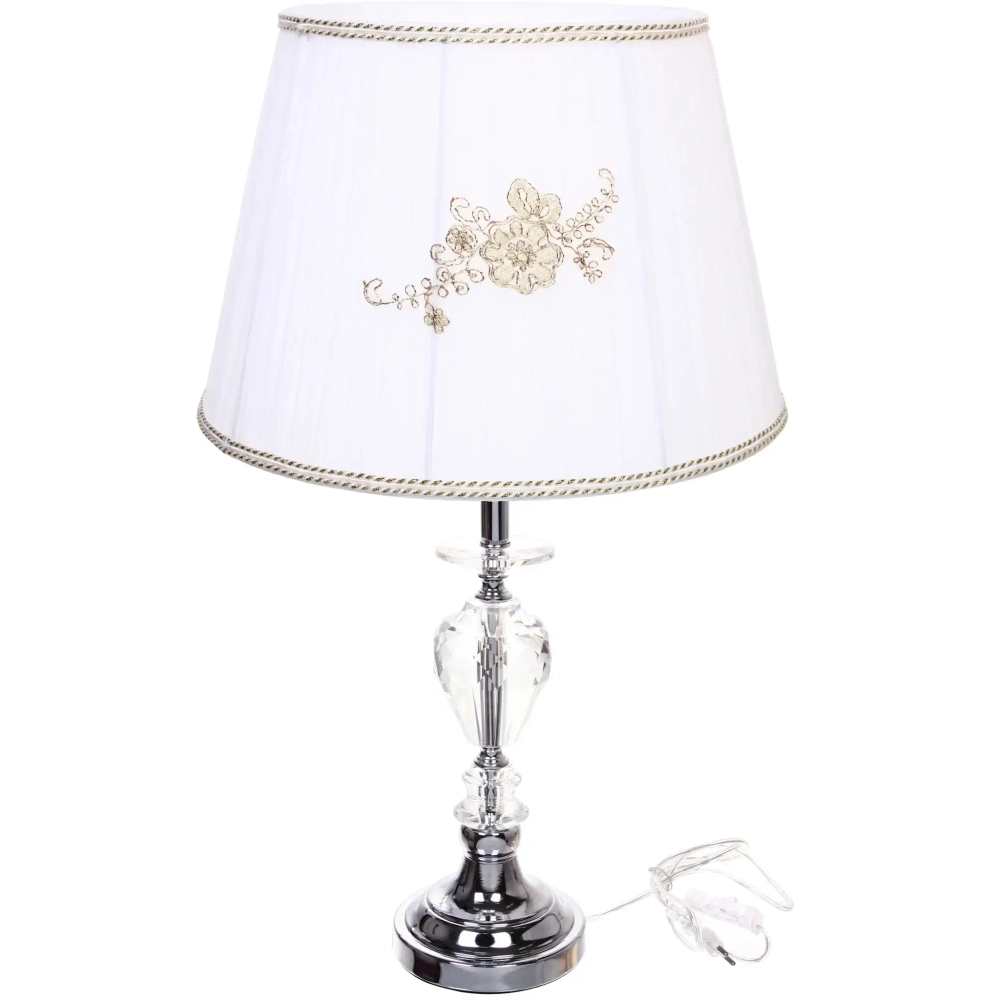 Настольная лампа 1*40Вт «Виолетта» 10-T621 хром