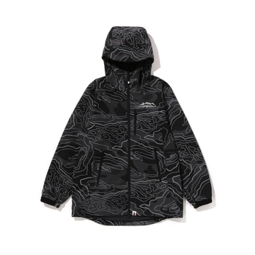 A Bathing Ape Layered Line Camo Shell Куртка
