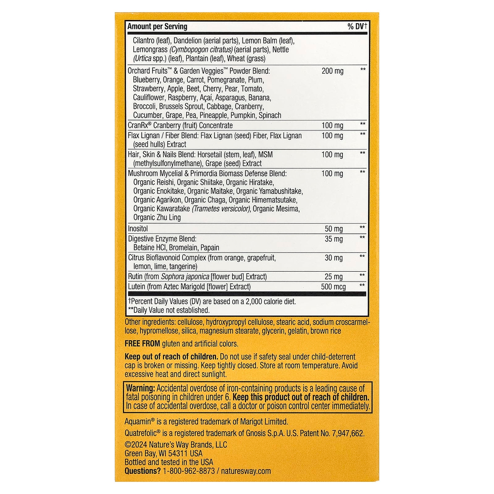 Nature's Way, Alive!® Max 3 Potency, комплекс мультивитаминов для женщин, 90 таблеток