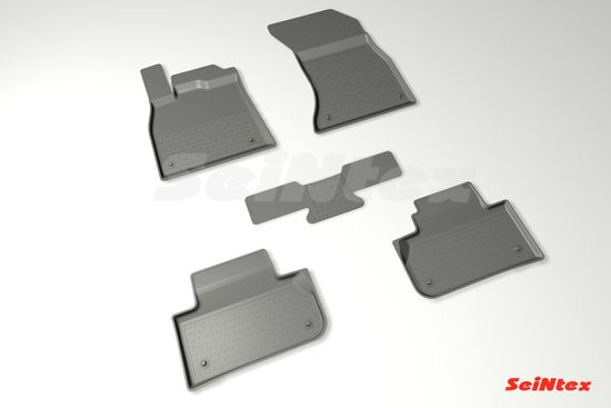 Резиновые коврики в салон Audi Q5 II (2016-наст. время) "Высокий борт"