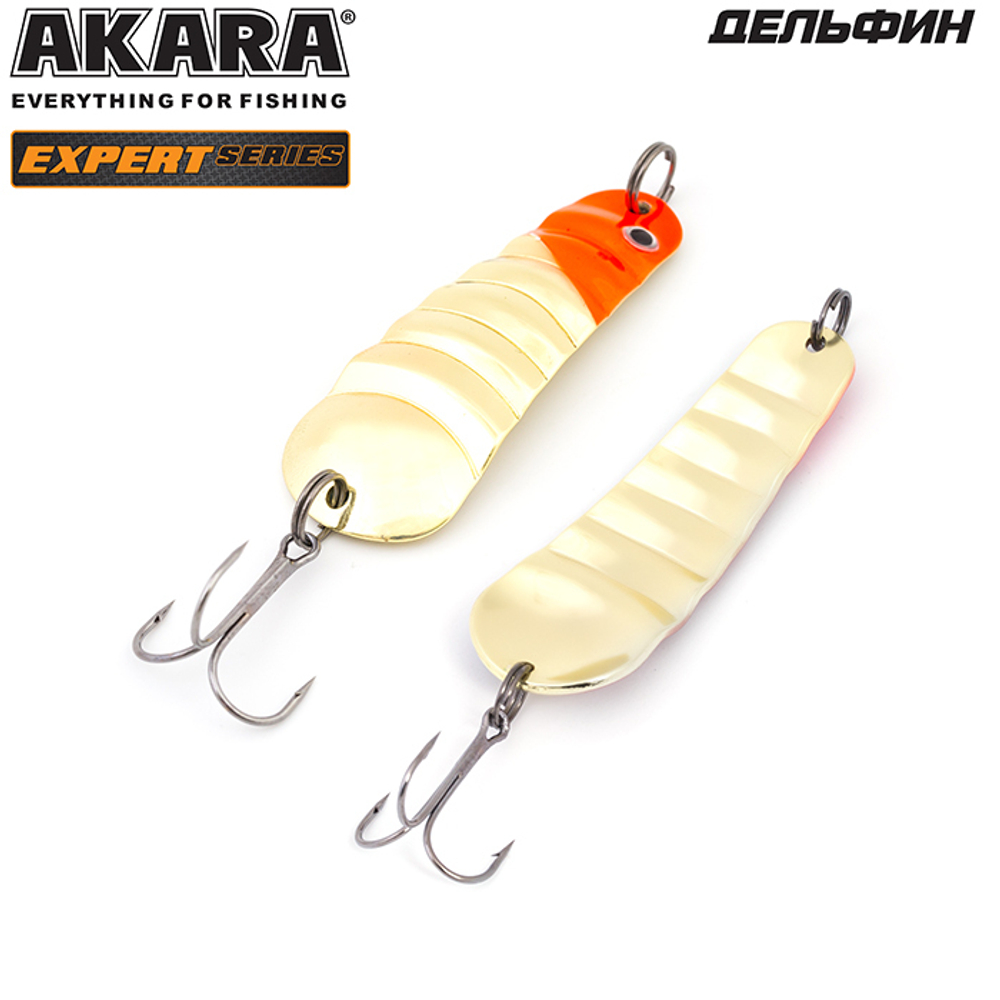 Блесна колебалка Akara Expert Дельфин 60 мм 14 гр. 3/GO