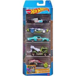 МАШИНКИ ПОДАРОЧНЫЙ НАБОР АВТОМОБИЛЕЙ (5 ШТУК) HOT WHEELS 2