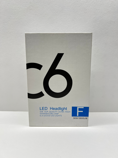 HB4 (9006) / Светодиодные лампы HB4 (9006) головного света Led Headlight C6 (5500k) 36w (2 Шт) 0.2кг 18х12х5 см