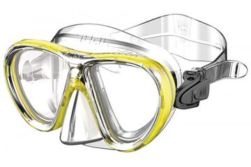 Маска детская Seac Procida junior желтая рамка/прозрачный силикон