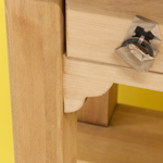 Туалетный столик консоль Прованс 2 ящика 2 полки из массива сосны