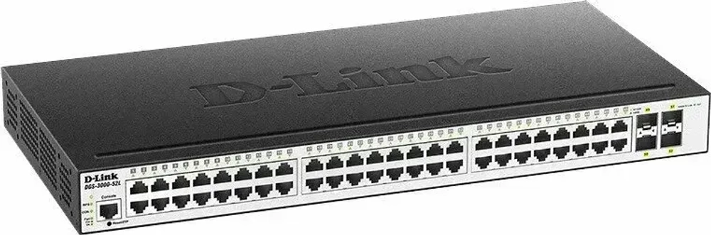 Коммутатор D-Link управляемый, DGS-3000-52L/B1A