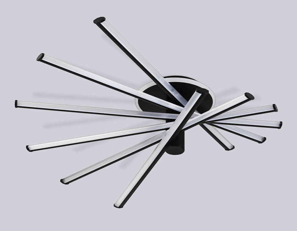 FL6232 BK черный 96W 3000K-6400K 605*605*200 (ПДУ ИК)