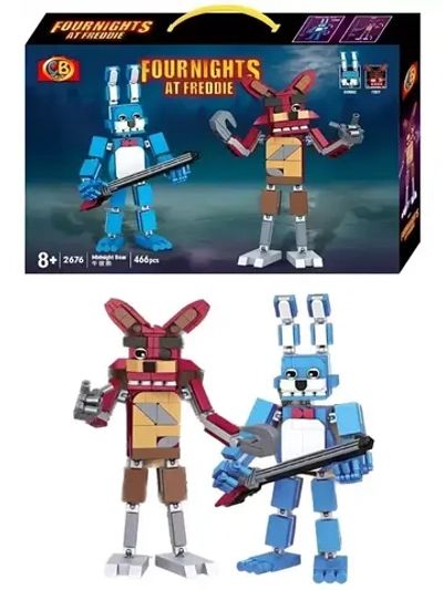 Конструктор 5 ночей с Фредди Фокси и Бонни 466 деталей