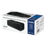 Колонка портативная SVEN PS-175, 2.0, 10 Вт, Bluetooth, FM-тюнер, USB, micro USB, черная, SV-015886