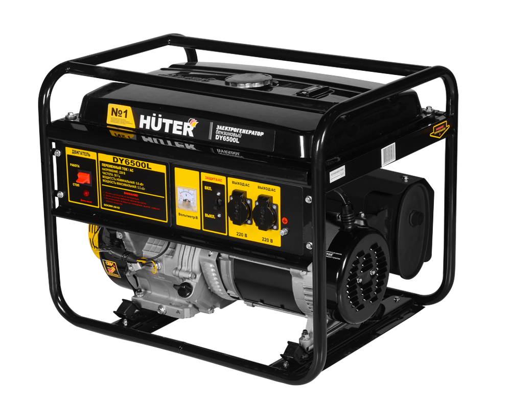 Портативный бензогенератор HUTER DY6500L