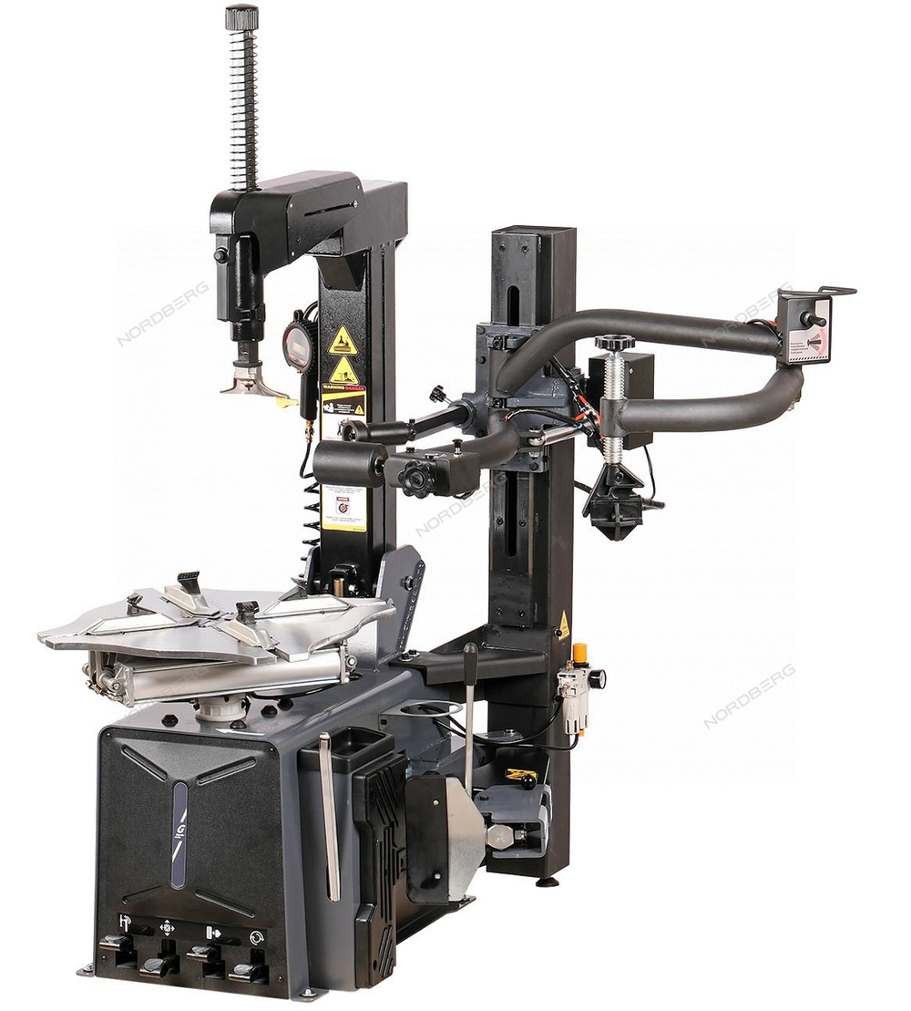 Станок шиномонтажный автомат, двускоростной, 220 В, серый + "Третья рука" 46H44N NORDBERG 4644N_220_