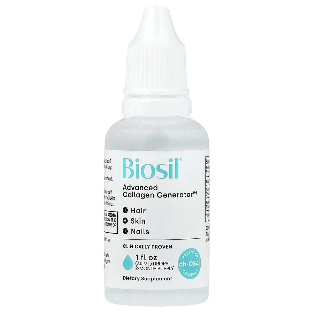 Biosil, Advanced Collagen Generator®, добавка для стимуляции выработки коллагена, 30 мл (1 жидк. унция)