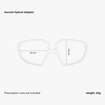 Спортивные очки c диоптриями Scicon Aerojet Titanium Sunglasses Crystal Gloss Multi Mirror Blue + Rain Clear Lenses
