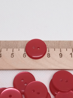 Пуговица 28L (18мм) 2 прокола, пластик, 1 шт