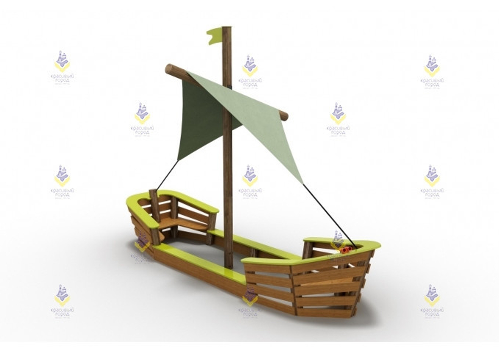 Игровой дворик Лодка