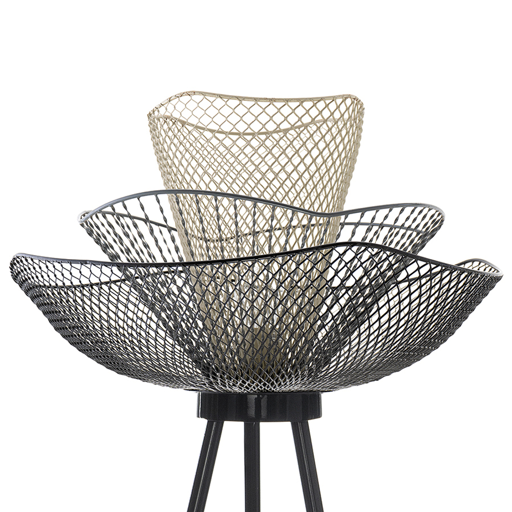 Торшер vinger, 153 см, черный/серый/белый