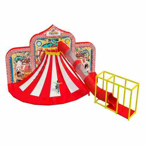 Детская горка скалодром «Цирк» 7×3,5×3,5 м