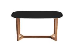 Стол обеденный Cross 2 160*85 см (черный, бук)