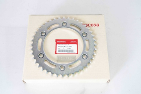 40T. 41201-KZZ-J00. SPROCKET, FINAL DRIVEN (40T). Honda CRF250L, XR250.