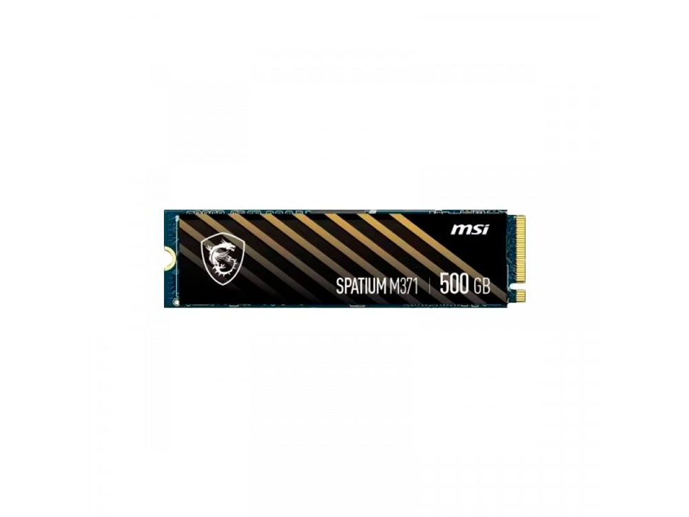 SSD накопитель MSI Spatium M371 500ГБ, M.2 2280, PCIe 3.0 x4, NVMe [S78-440K160-P83]