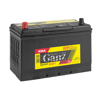 Аккумулятор GANZ PRO-Line JIS 95 А/ч прямой L+ 304x173x220 D31 EN 820 А