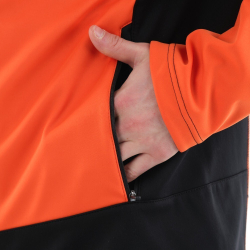 КУРТКА МУЖСКАЯ DRAGONFLY EXPLORER BLACK-ORANGE SOFTSHELL