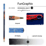 Карандаш ч/г НВ "Fun Graphix. Красная машина" (BrunoVisconti)