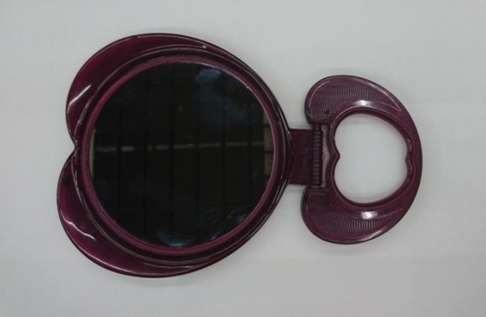 Зеркало настольное «Галантное» круг, подвесное, цвет микс, 13*13см (Стикер на минивл25шт)