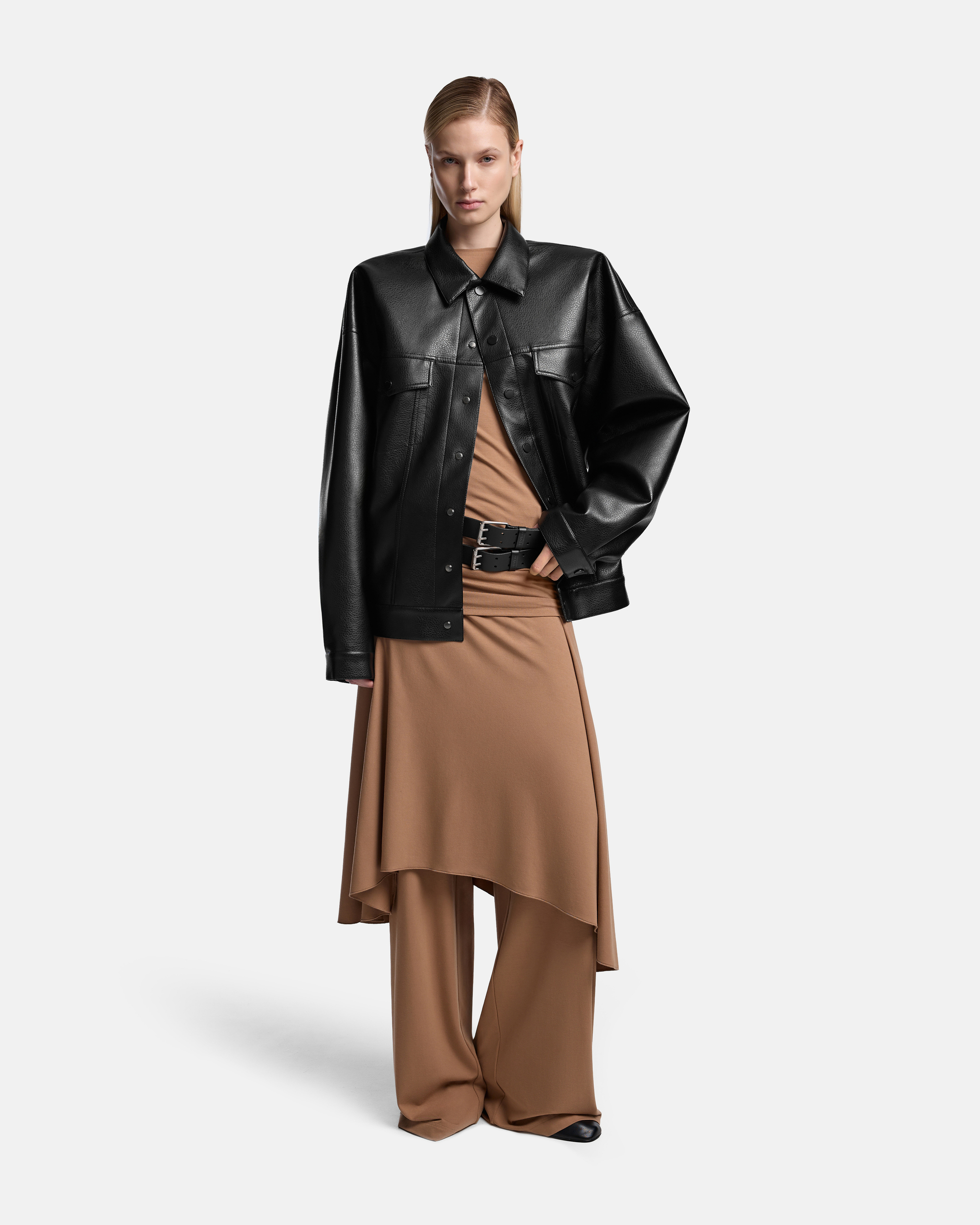 ДЖИНСОВКА ИЗ ЭКОКОЖИ