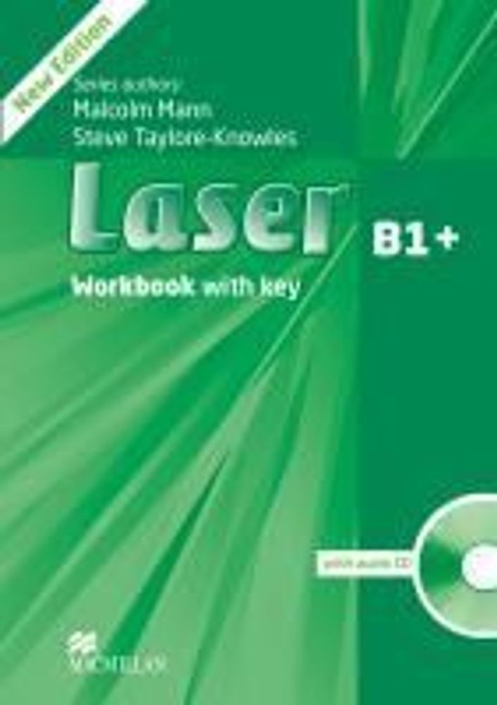 Laser 3ed B1+ Workbook with key &amp; CD Pack
