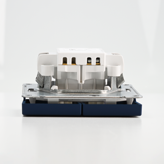 Выключатель для жалюзи 2-кл. ArtGallery 2х (сх. 4) 10А механизм аквамарин SE GAL001119