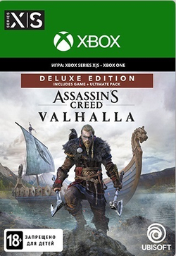 Assassin's Creed: Вальгалла (Valhalla) Deluxe Edition (для Xbox One/Series S/X, полностью на русском языке) [Цифровой код доступа]