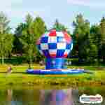 Качель из ПВХ «Праздничный взлёт», 6,5×6,5×6,8 м