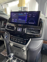 Магнитола для Toyota Land Cruiser 200 2015-2021 (с JBL и 360) - Radiola RDL-LC200-High монитор 12.3" на Android 12, 8/128Гб, CarPlay, 4G SIM-слот