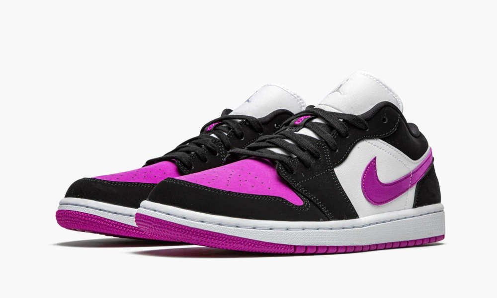 Air Jordan 1 Low WMNS "Black / Cactus Flower"