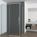 Душевой уголок Vincea Ultima 100х100 VSR-7UL1010CL стекло прозрачное/профиль хром