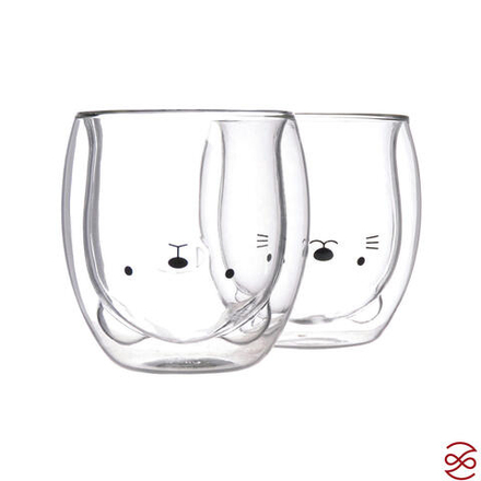 Набор стаканов с двойным стеклом Repast Animals 280 мл (2 шт)