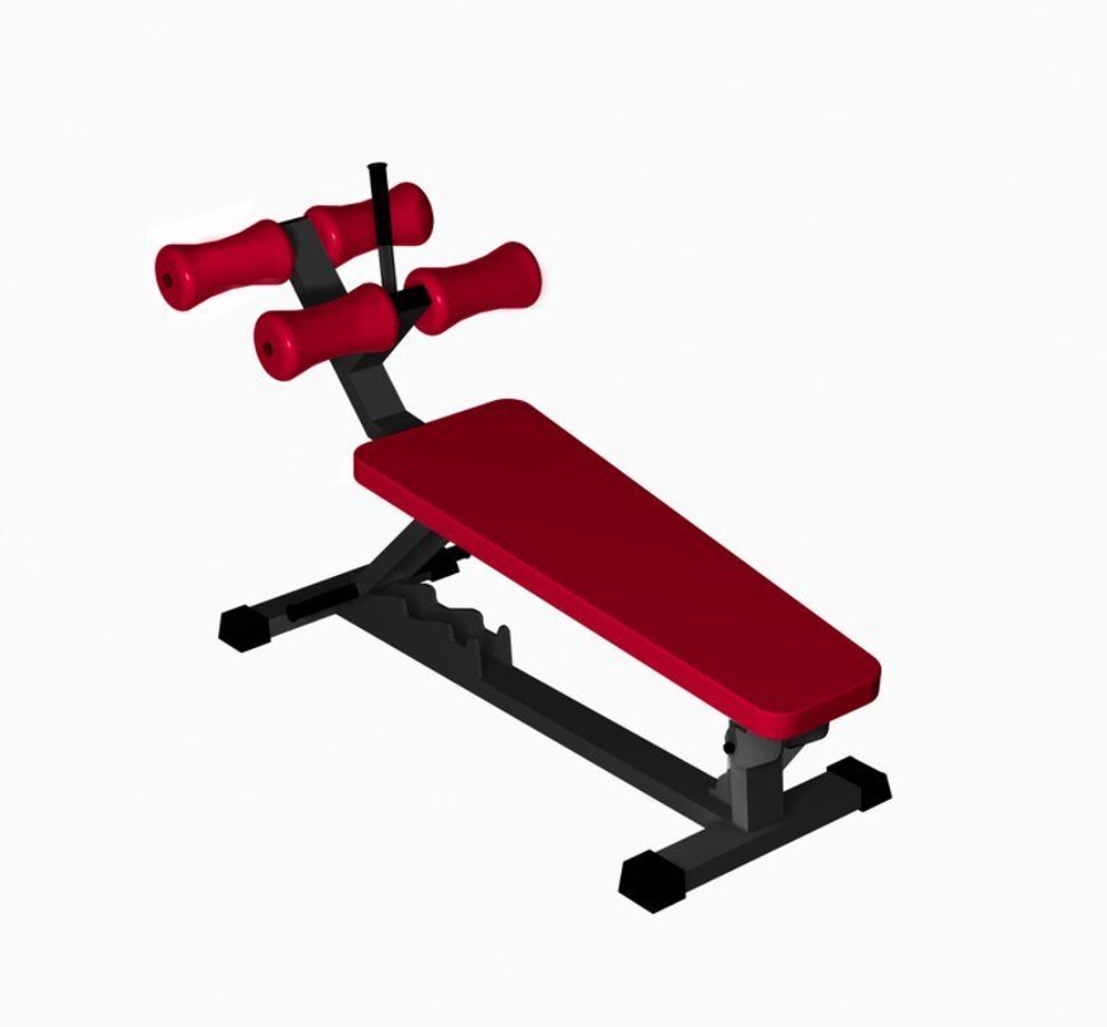 IK 102 Скамья для пресса регулируемая Серый