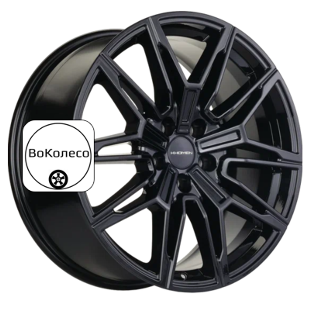 8,5x19/5x112 ET30 D66,6 KHW1904 (Audi/VW) Black Khomen Wheels